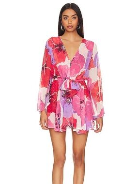 Misa Los Angeles Kaia Mini Dress In Poppy Love Size XS